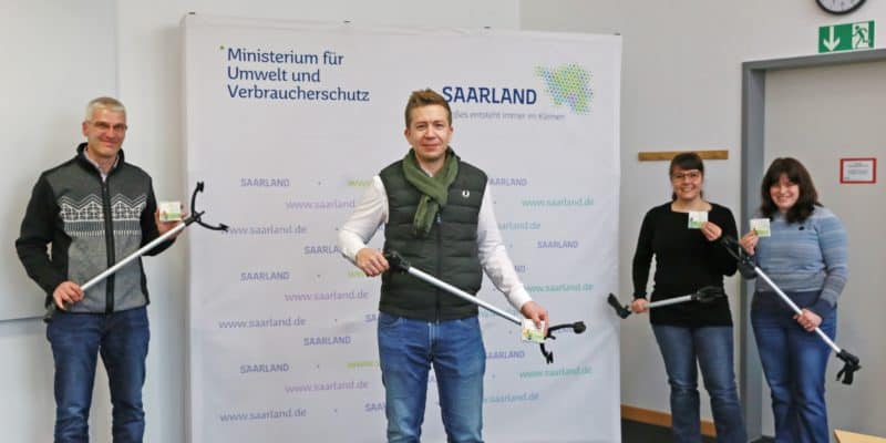 Besuch von Cleanup Saarland beim Umweltministerium; © Angelina Müller, MUV