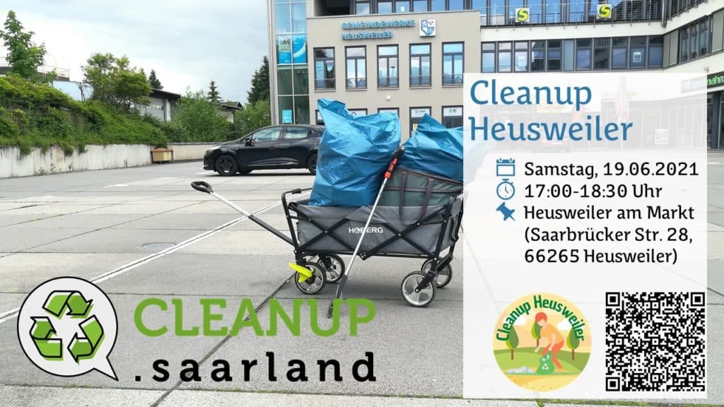 Cleanup-Aktion in Heusweiler